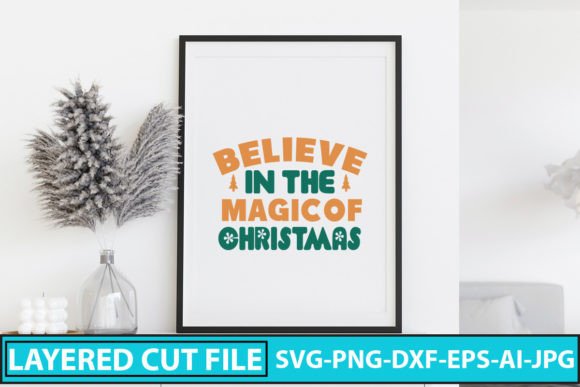 Believe in the Magic of Christmas Retro Crafts