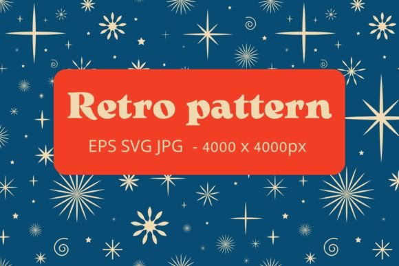 Blue Retro Christmas Pattern Review