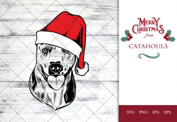 Catahoula Dog Santa Hat: Crafts & Branding