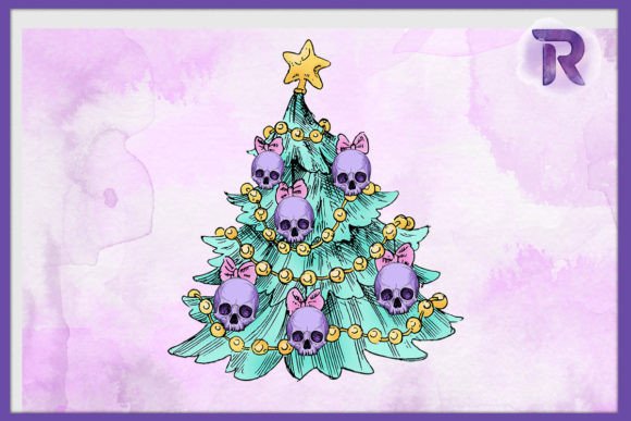 Christmas with Skulls Pastel Goth Crafts Review