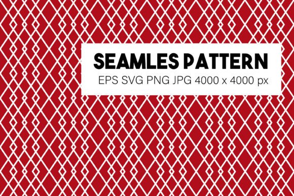 Red Christmas Knitted Pattern: Festive Patterns for Brands