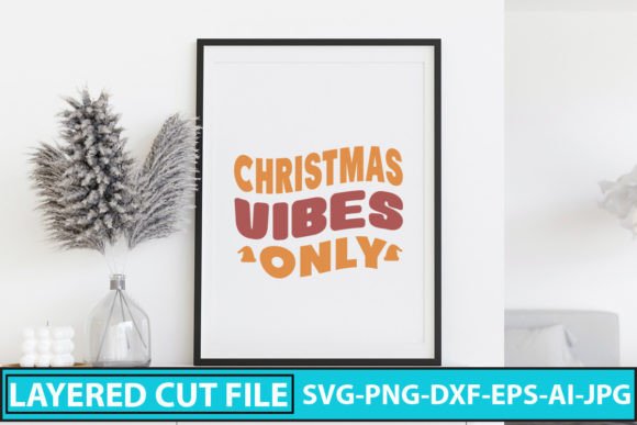 Reviewing Christmas Vibes Only Retro SVG for Stitching